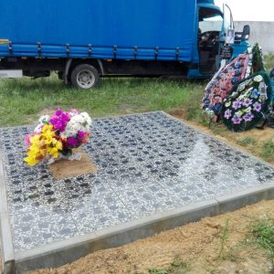 Заливка стяжки и укладка плитки 19