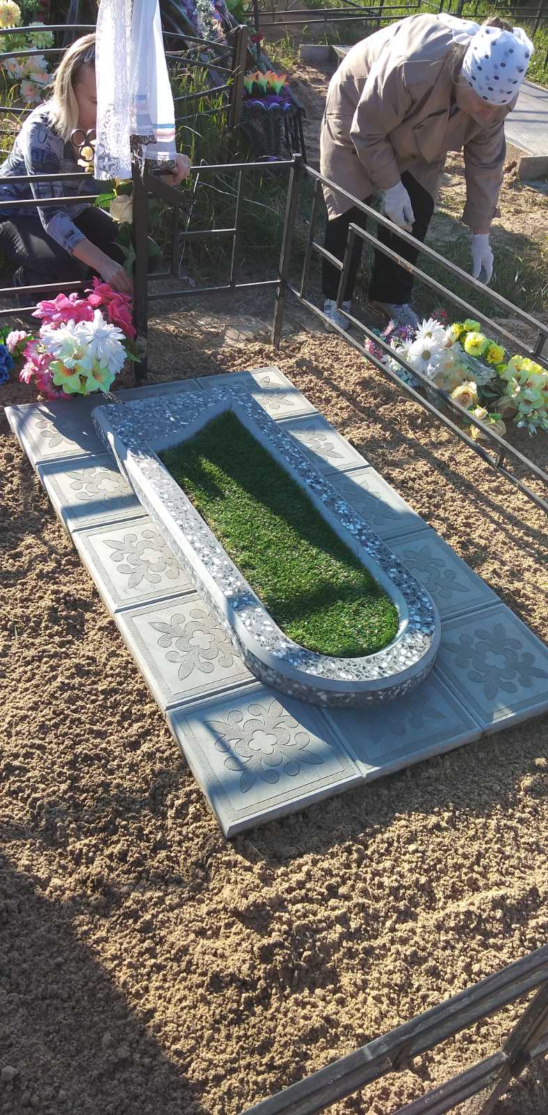 Памятник из мраморной крошки 7